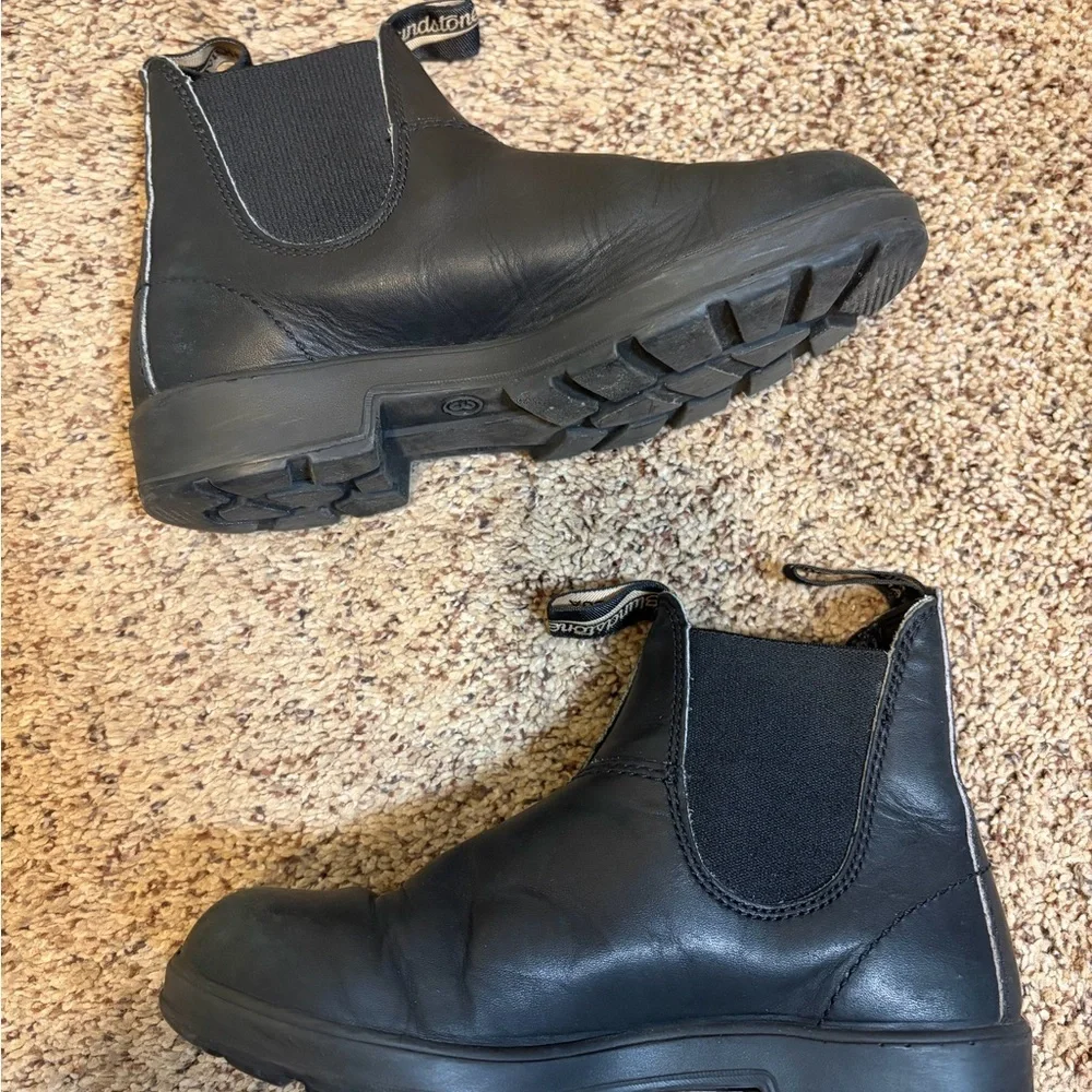 Blundstone 510 black leather Chelsea boots 3au 6us